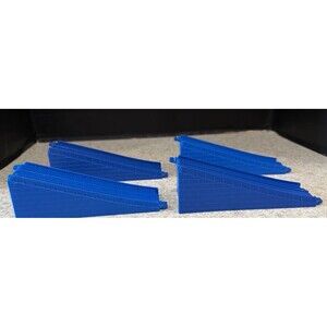 Thomas & Friends Super Station Replacement Parts: ES5 Blue 5.5" Ramp Track (x4)